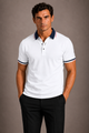 Men's Polo with Contrast Trim