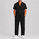 Men's Summer Set with Shirt and Wide-Leg Trousers