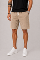 Men's Striped Shorts with Drawstring Waist
