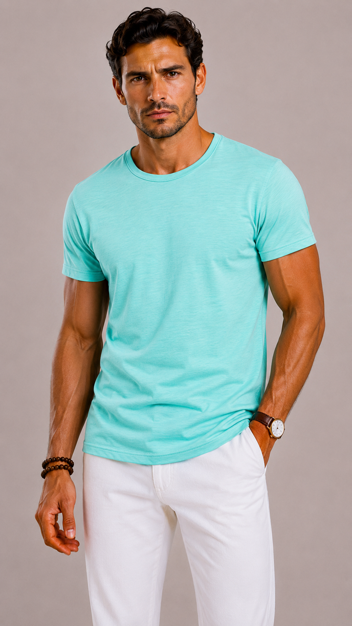 Men's Cotton Crew-Neck T-Shirt