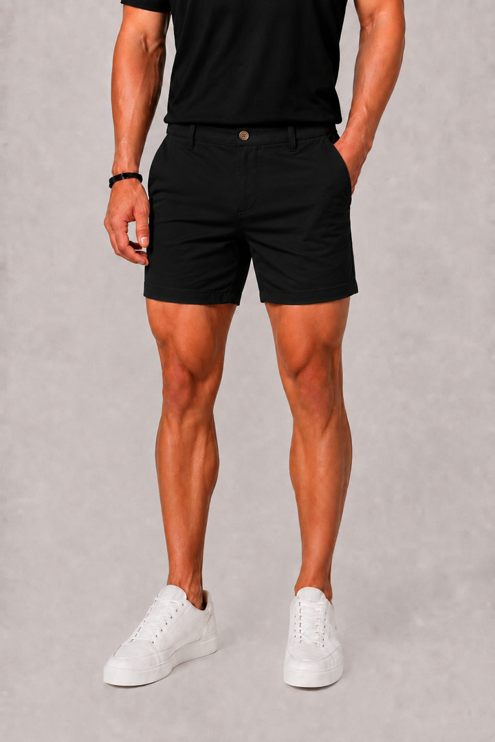 Men's Chino Shorts with Slip Pockets