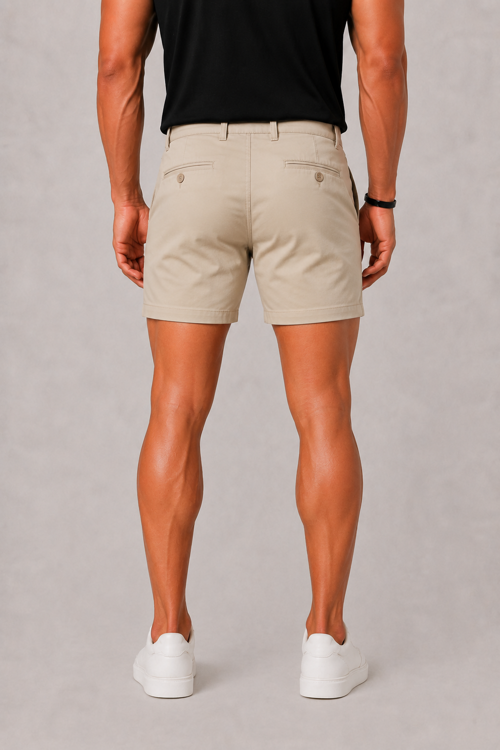 Men's Chino Shorts with Slip Pockets