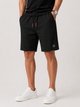 Men's Textured Drawstring Shorts with Relaxed Fit