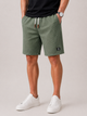 Men's Textured Drawstring Shorts with Relaxed Fit