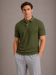Men's Textured Polo Shirt with Regular Fit