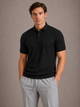 Men's Textured Polo Shirt with Regular Fit