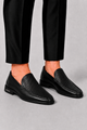 Men's Leather Moccasins with Perforation Detail