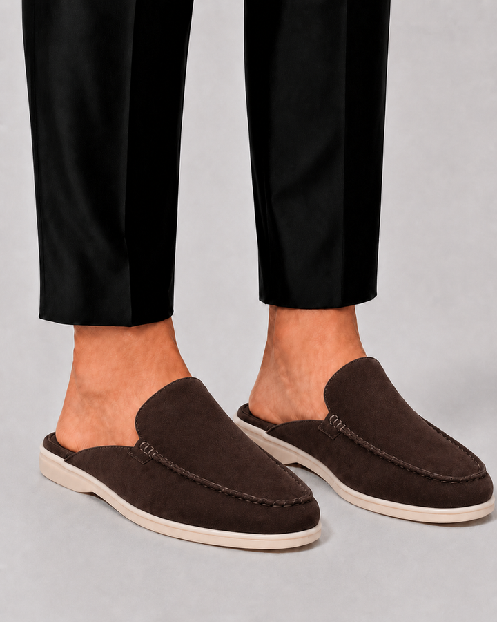 Men's Loafer Mule with Open Heel