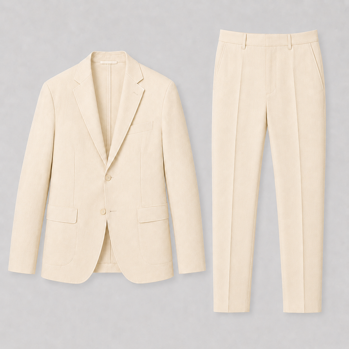 Men's Slim-Fit Suit for Weddings and Smart Occasions