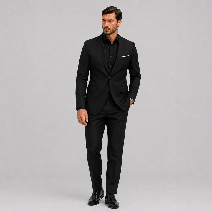 Men's Slim-Fit Suit for Weddings and Formal Occasions