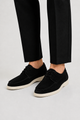 Men's Lace-Up Leather Loafers with Classic Fit
