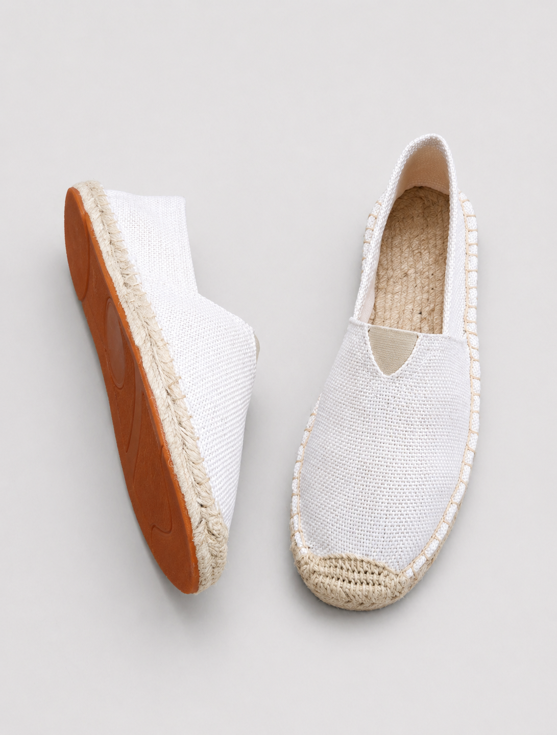 Men's Canvas Espadrille Slip-On Loafers