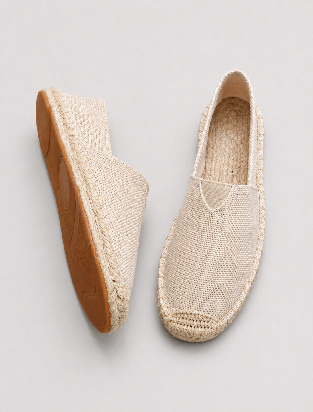 Men's Canvas Espadrille Slip-On Loafers