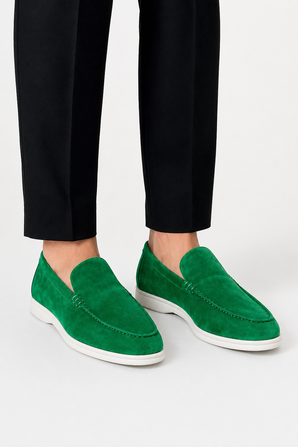 Men's Classic Suede Slip-On Loafers