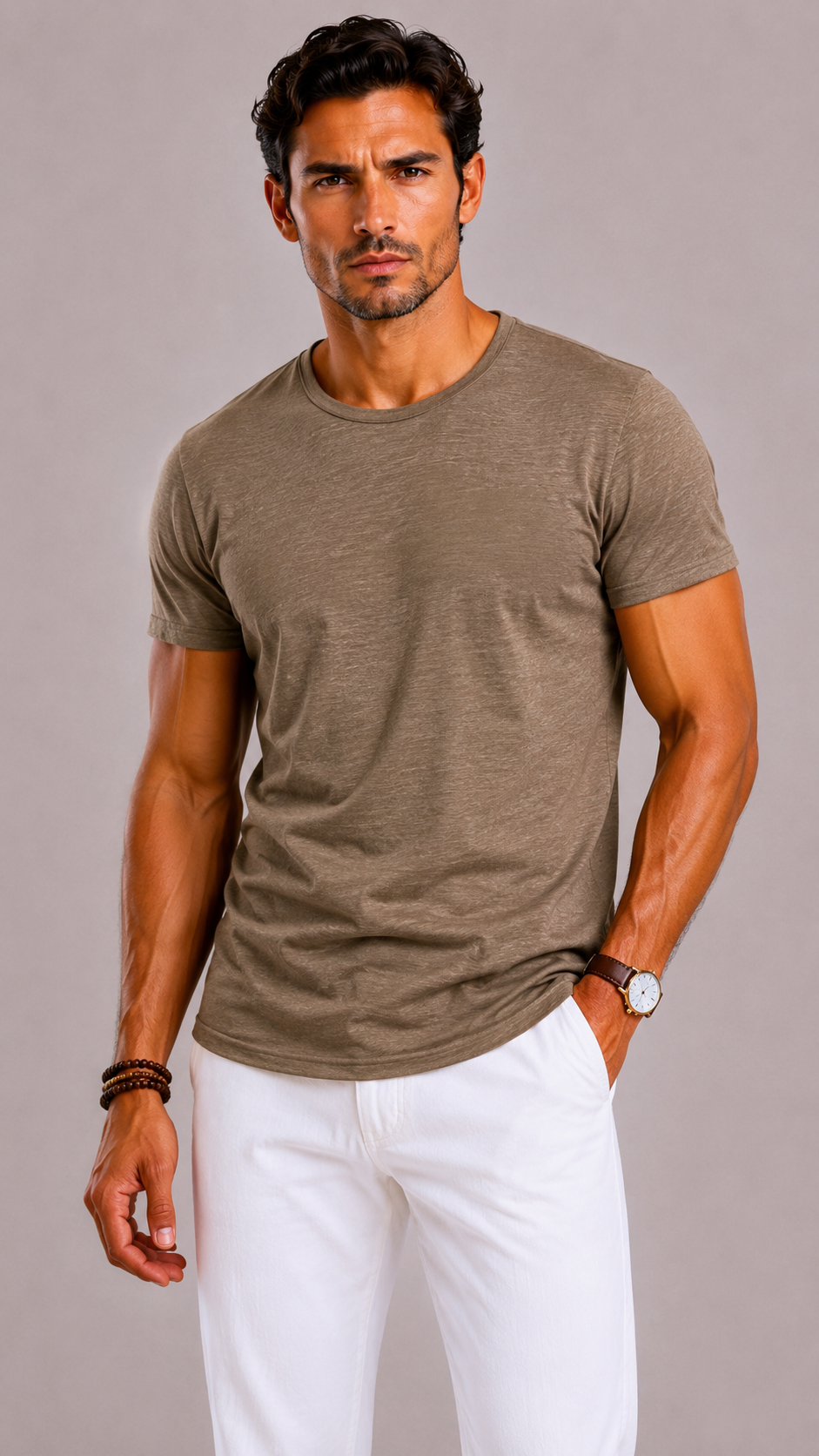 Men's Cotton Crew-Neck T-Shirt