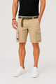 Men's Cargo Shorts with Multiple Pockets and Regular Fit