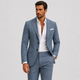 Men's Slim-Fit Linen Suit for Summer