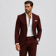 Men's Slim-Fit Linen Suit for Summer