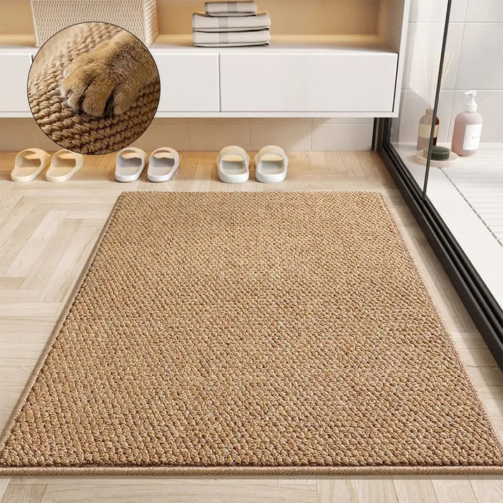 Classic Faux Sisal Thickened Cat Scratcher Mat Anti-Scratch Non-Slip Rug 0