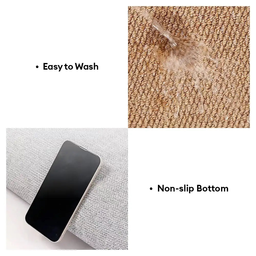 Classic Faux Sisal Thickened Cat Scratcher Mat Anti-Scratch Non-Slip Rug 5