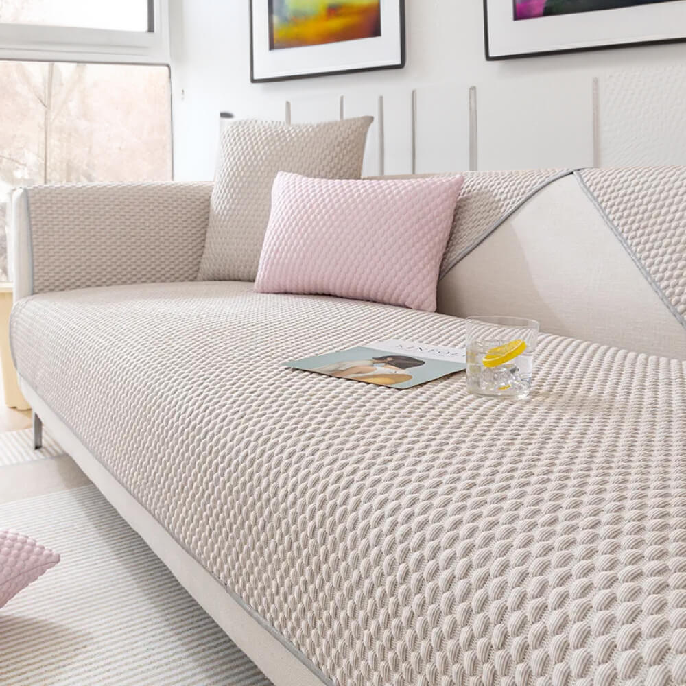 Comfort Cover | Couch Protector with Ice Silk Technology | Washable Pet Couch Cover for Ultimate Comfort 0