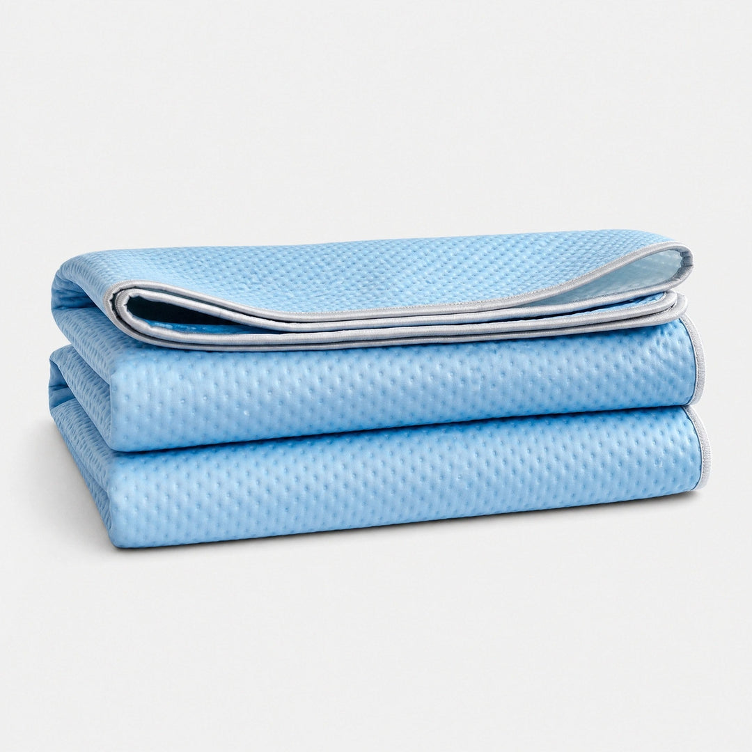 Cooling Ice Silk Mattress Pad - Breathable Washable Summer Bed Mat 7