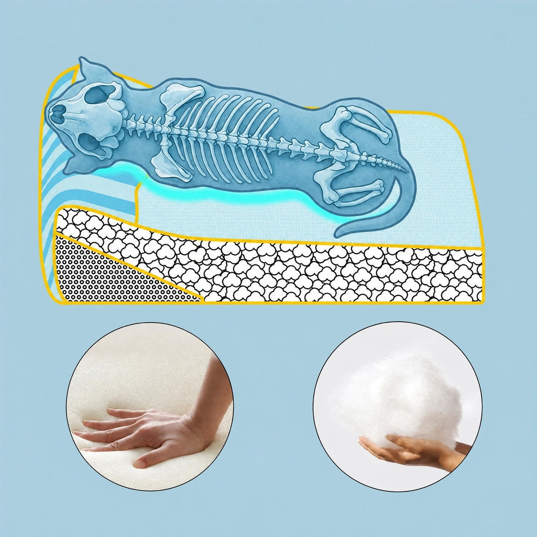 Cooling Nap | Large Orthopedic Dog Bed with Breathable Fabric | Supportive Design for Joint Health 5