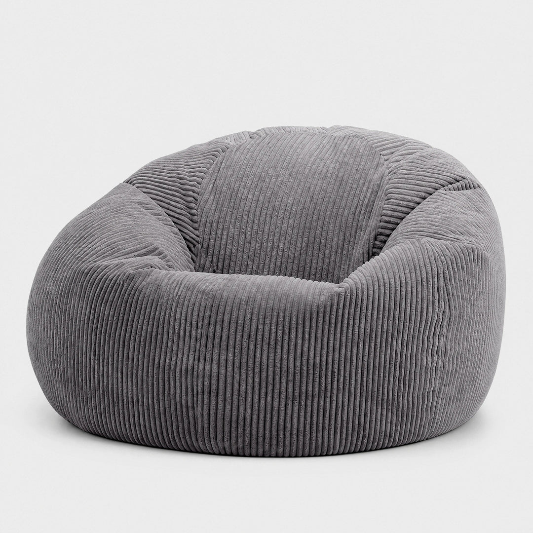 Corduroy Bean Bag Chair - Soft Lounge Seat for Living Room & Bedroom 2