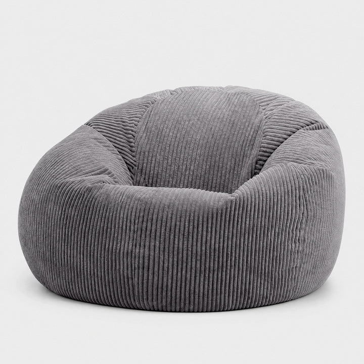 Corduroy Bean Bag Chair - Soft Lounge Seat for Living Room & Bedroom 2