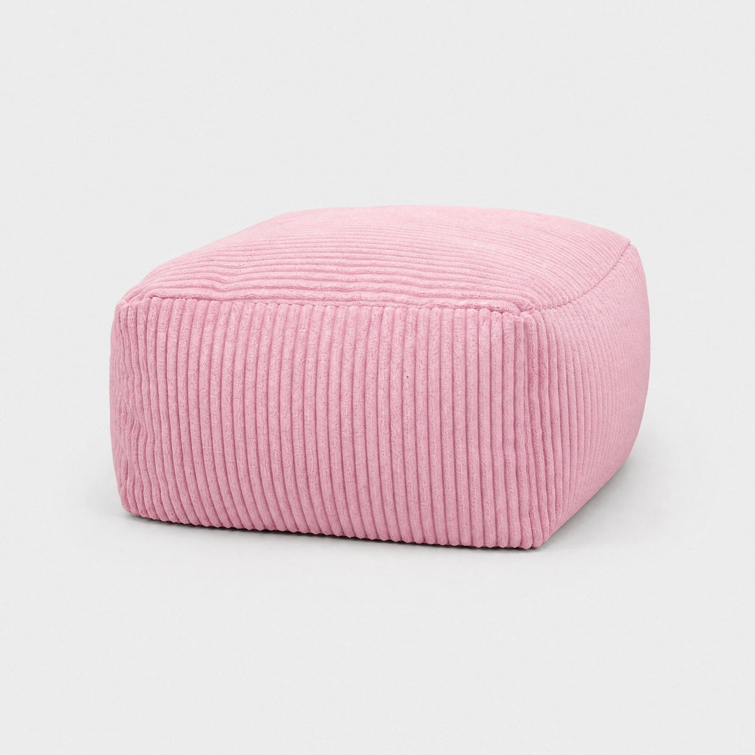 Corduroy Bean Bag Chair Cover - Soft Floor Lounger Cover Without Filling 2