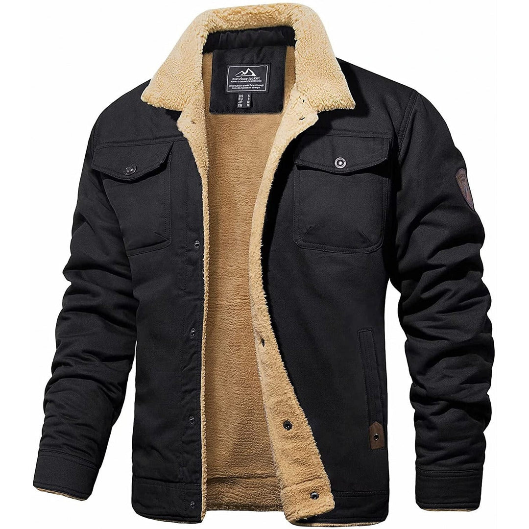 Men's Sherpa Jacket with Fleece Lining