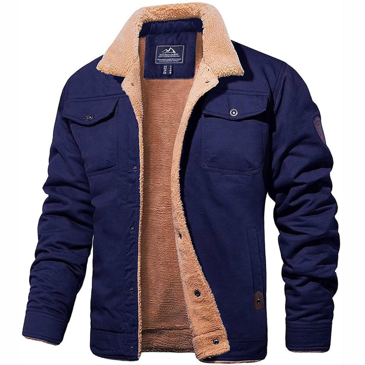 Men's Sherpa Jacket with Fleece Lining