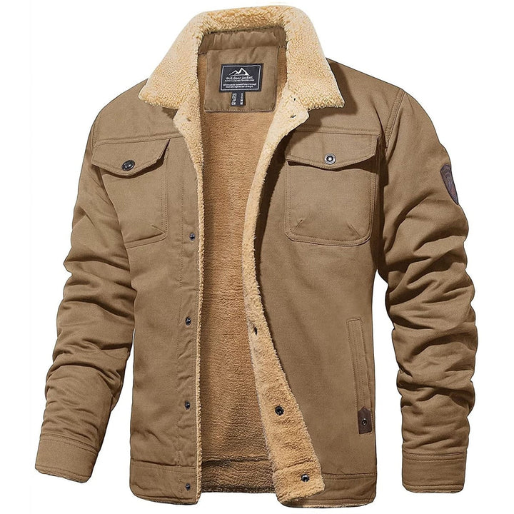 Men's Sherpa Jacket with Fleece Lining