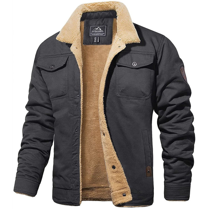 Men's Sherpa Jacket with Fleece Lining