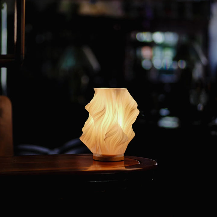 Serene Wavecrest Lamp | Customisable Lighting, Convenient USB Design