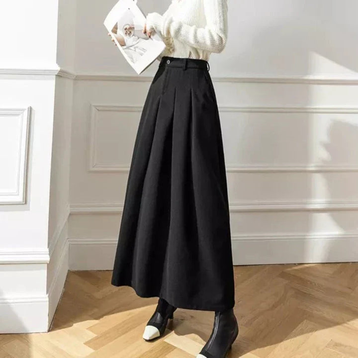 Women's Elegant A-Line Winter Skirt