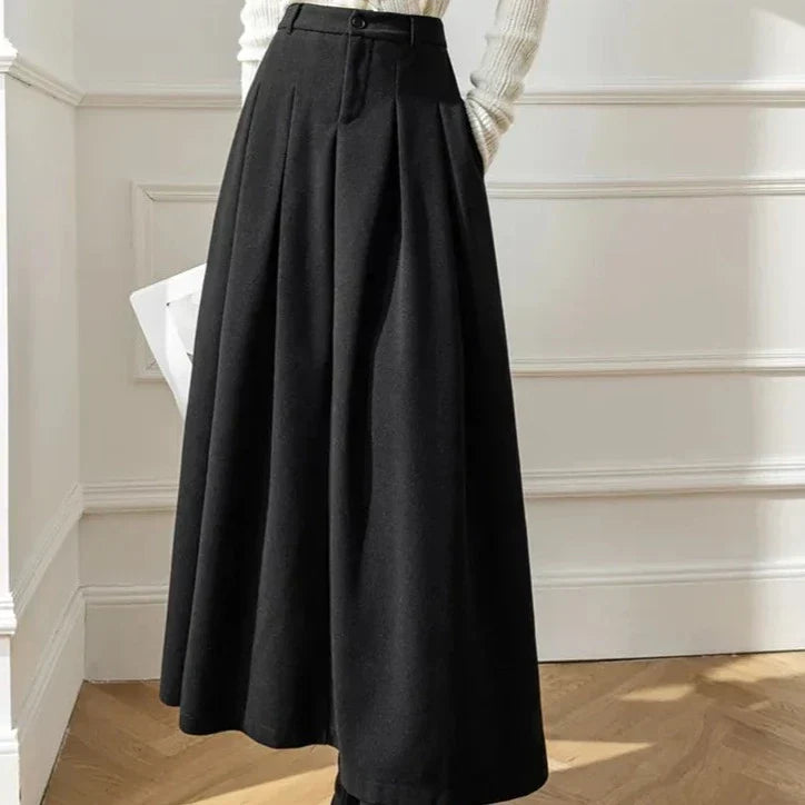 Women's Elegant A-Line Winter Skirt