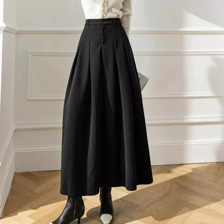 Women's Elegant A-Line Winter Skirt