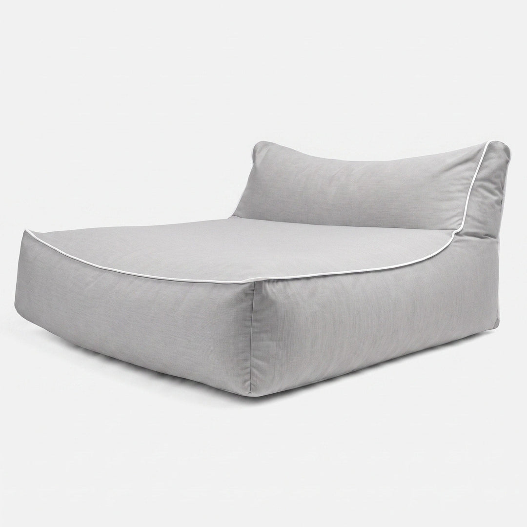 Double Bean Bag Pool Float Cover - UV Resistant Outdoor Lounge Cover 6