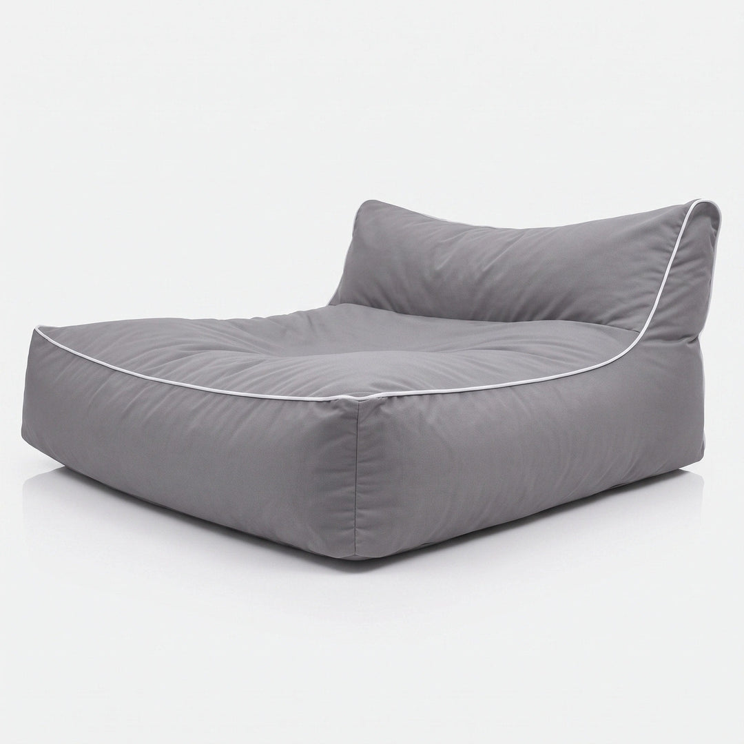 Double Bean Bag Pool Float Cover - UV Resistant Outdoor Lounge Cover 7