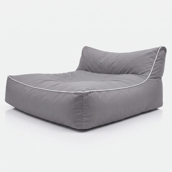 Double Bean Bag Pool Float Cover - UV Resistant Outdoor Lounge Cover 7