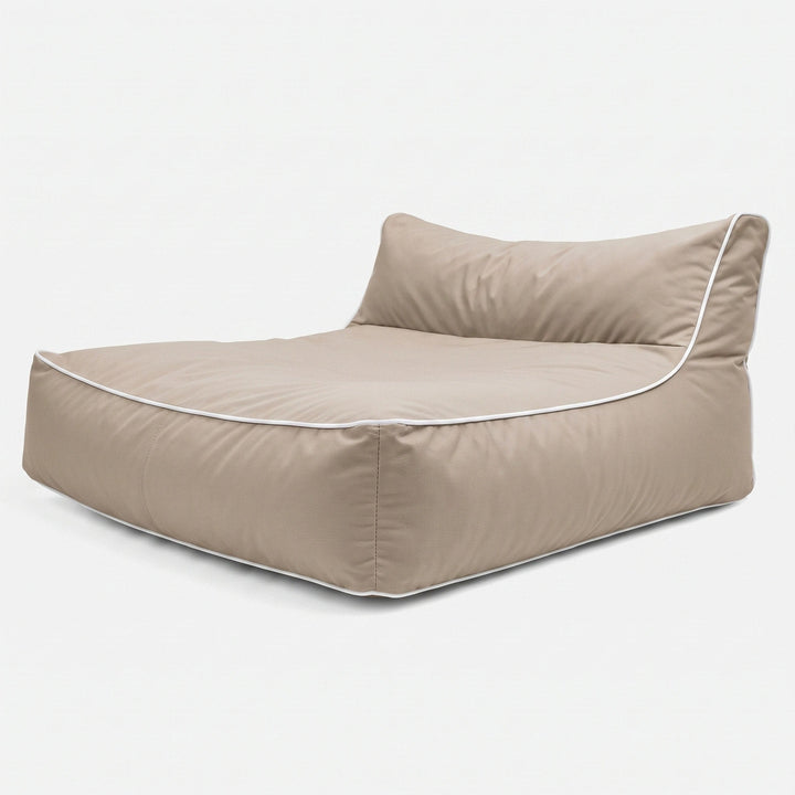 Double Bean Bag Pool Float Cover - UV Resistant Outdoor Lounge Cover 8