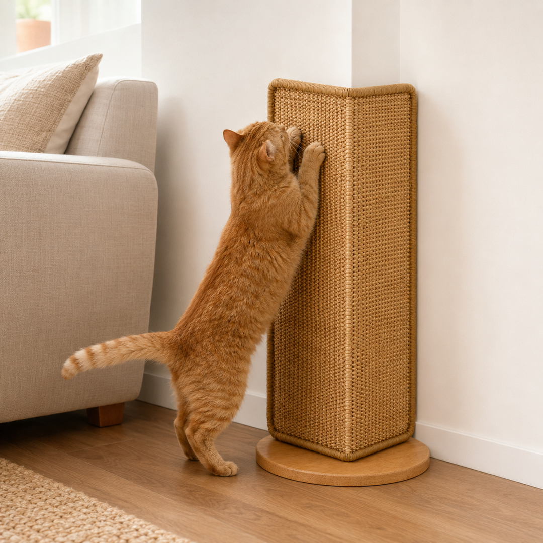 Durable Sisal Cat Scratching Board with Stable Design | Space-Saving Solution for Sofa and Wall Protection 0