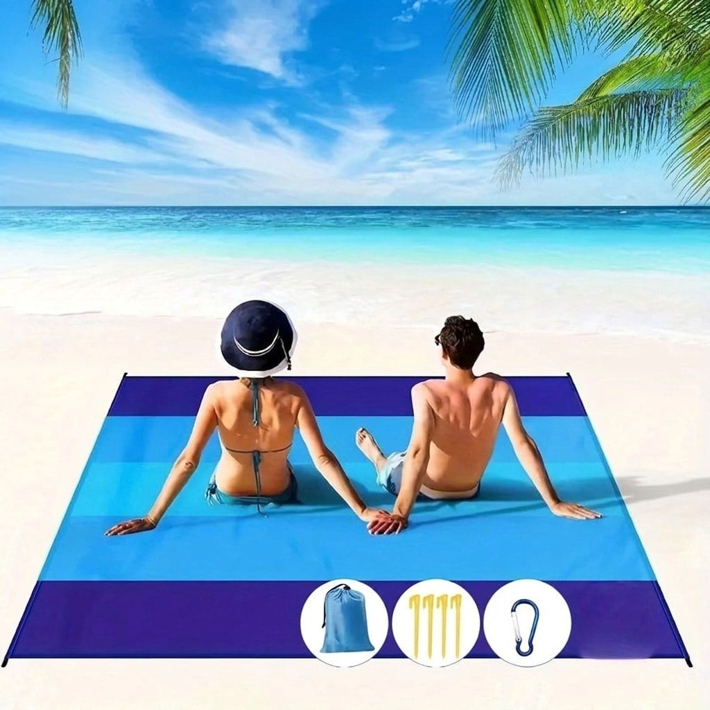 Extra Large Waterproof Beach Blanket | Sandproof Quick-Dry Picnic Mat 2