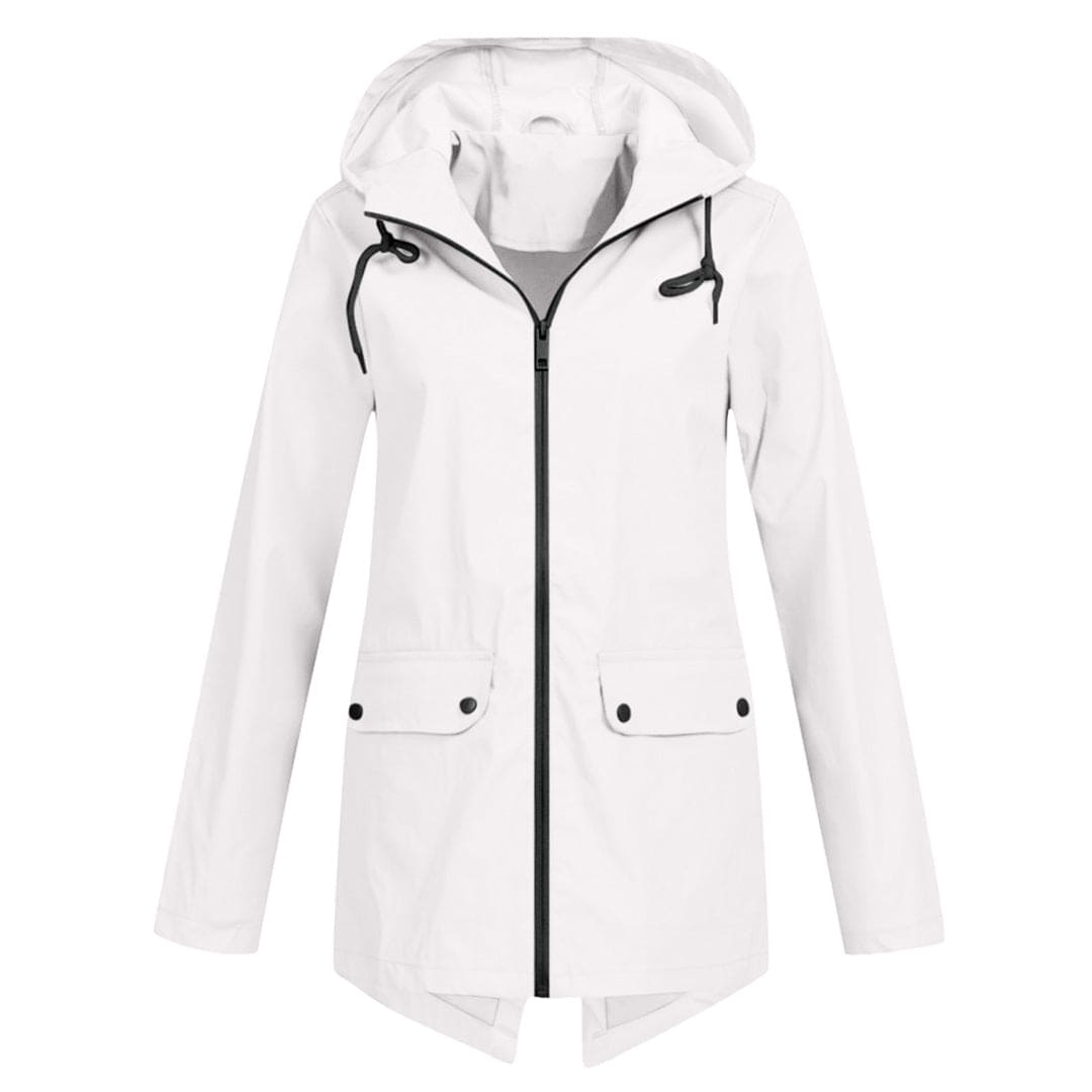 Women's Casual Urban Hooded Jacket with Full Zip