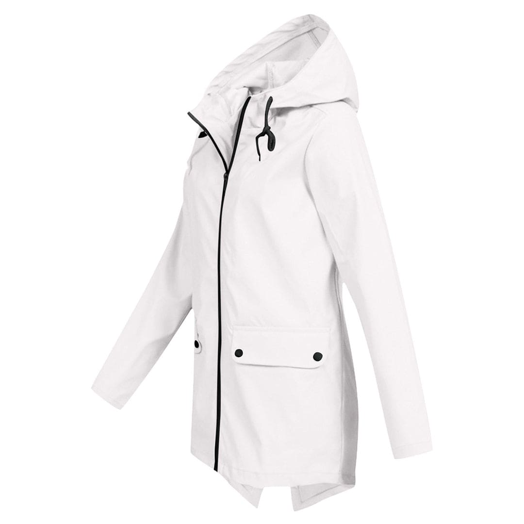 Women's Casual Urban Hooded Jacket with Full Zip