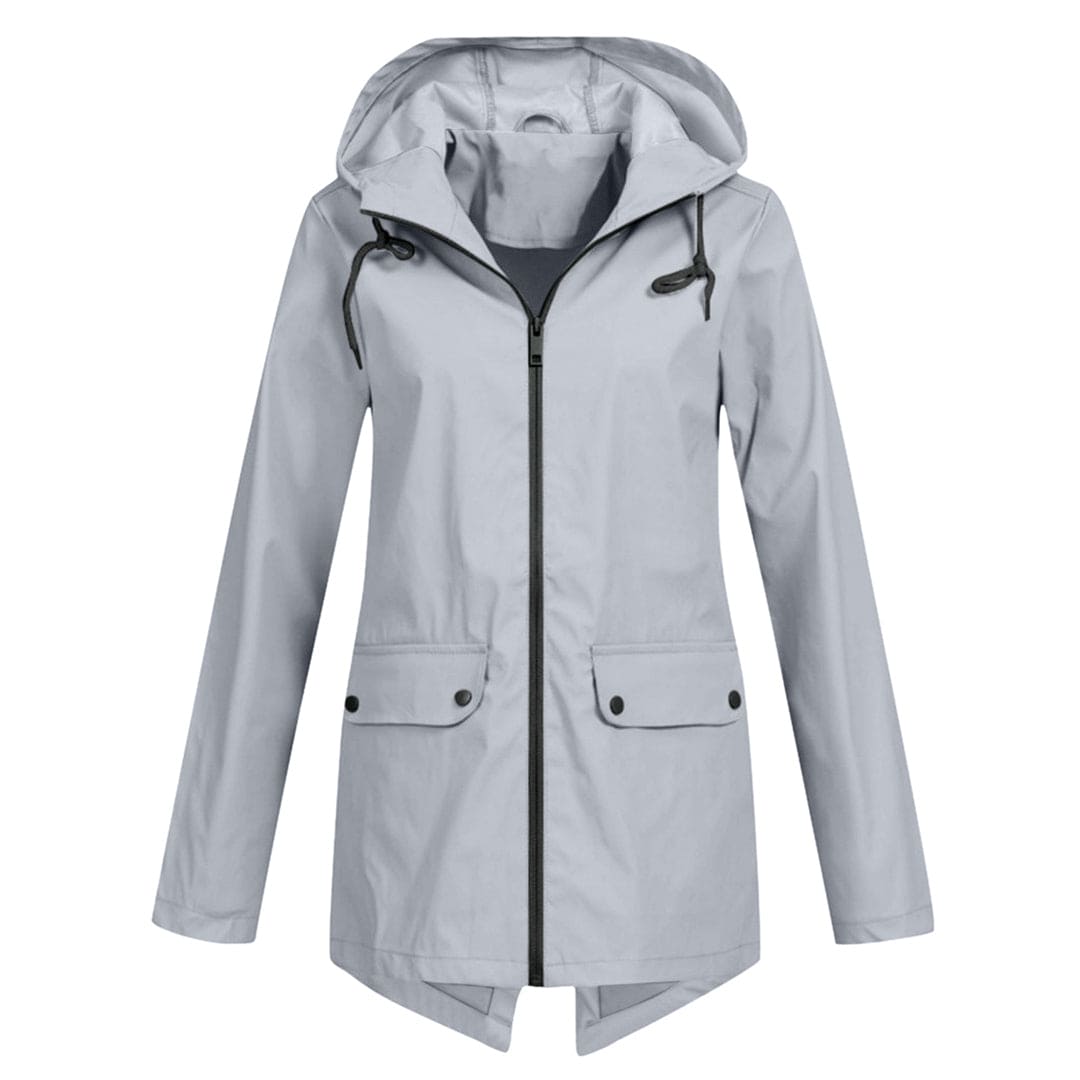 Women's Casual Urban Hooded Jacket with Full Zip