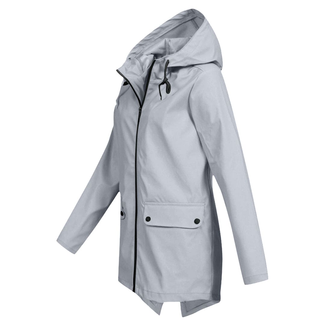 Women's Casual Urban Hooded Jacket with Full Zip
