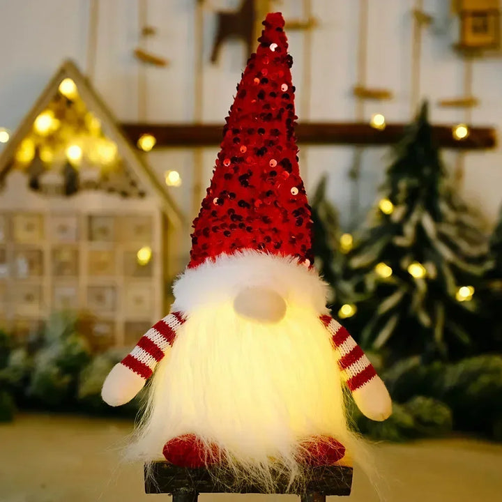 Skanto | Christmas Gnome Decoration | LED Night Light | Warm Glow