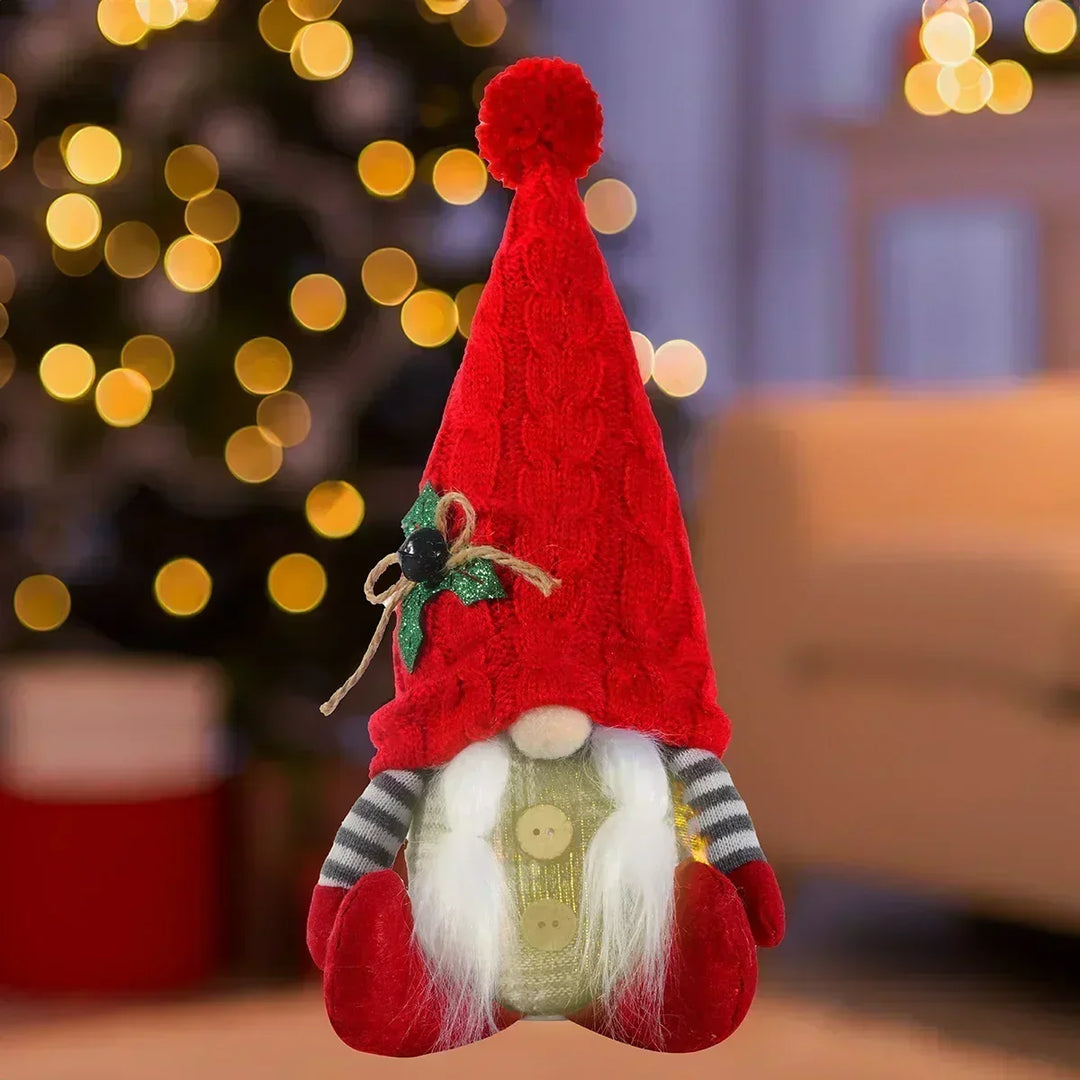 Skanto | Christmas Gnome Decoration | LED Night Light | Warm Glow